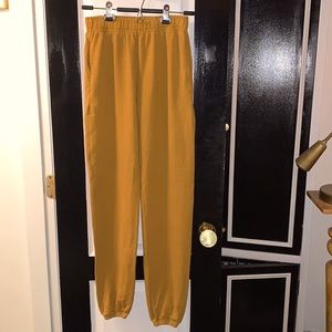 Jungmaven Unisex Classic Sweatpants Size Small In “Marigold”
